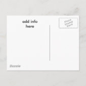 ナビとブルーの紹介ありがとうポストカード 案内ポストカード (裏面)