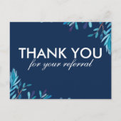 ナビとブルーの紹介ありがとうポストカード 案内ポストカード (正面)