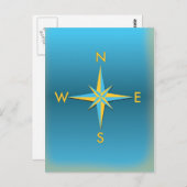 ナビゲーションコンパス ポストカード (正面/裏面)