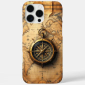 ナビゲータの伝統: World Map Compass Case-Mate iPhoneケース (裏面)