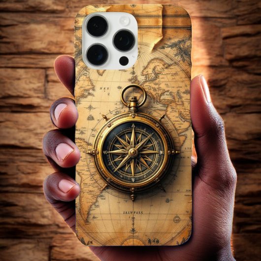 ナビゲータの伝統: World Map Compass Case-Mate iPhoneケース