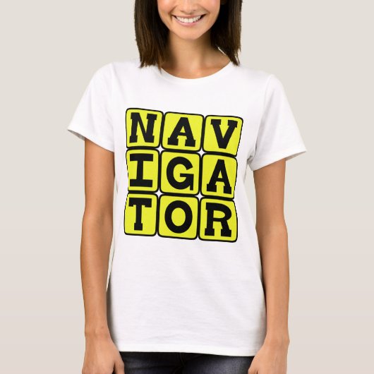 ナビゲーター、マップマスター Tシャツ (正面)