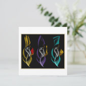 ナビダド・レジェススタイルの刺繍 シーズンカード (スタンド正面)