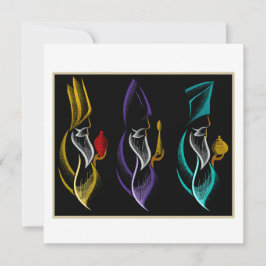 ナビダド・レジェススタイルの刺繍 シーズンカード