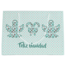 ナビダードエンジェル切り出し ラージペーパーバッグ