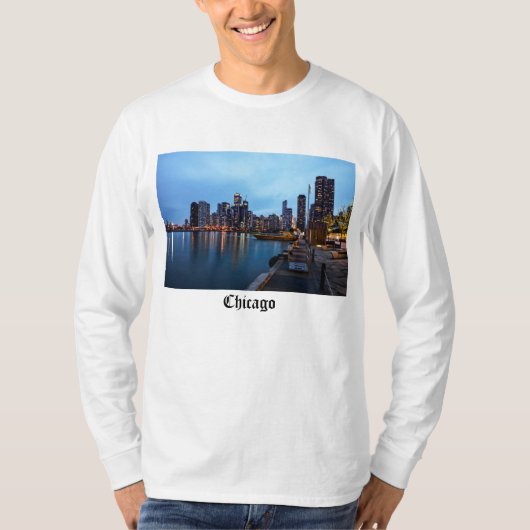 ナビー・ピアの夜 Tシャツ (正面)