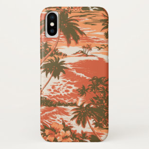 ナピリベイハワイアンアイランドシーニックパパイヤ iPhone X ケース