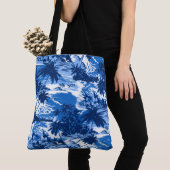 ナピリ湾ハワイアンアイランドシーニックビーチバッグ トートバッグ (クローズアップ)