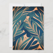 ナブラトリドゥルガプジャお祝いゴールデンエレメンツ 招待状 (裏面)