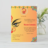 ナブラトリドゥルガプジャお祝い 招待状 (スタンド正面)