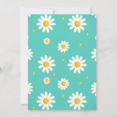 ナブラトリ ドゥルガ プージャ 慶祝 空色の蝶 招待状 (裏面)