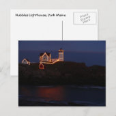 ナブルズライトハウスポストカード – ホリデーライト ポストカード (正面/裏面)