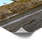 ナブル灯台、ケープネディック、メイン州 ポスター (角)