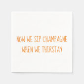 ナプキおもしろいンス スタンダードカクテルナプキン (正面)