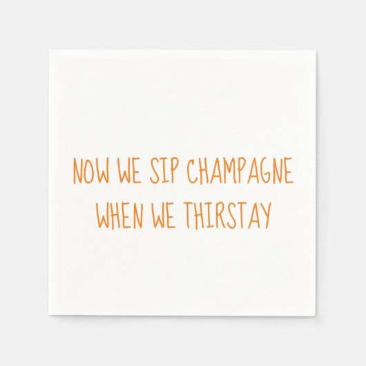 ナプキおもしろいンス スタンダードカクテルナプキン (正面)