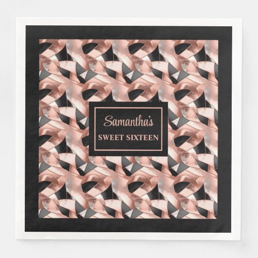 ナプキエレガントンスバラ金ゴールドグリッター表アクセント (正面)