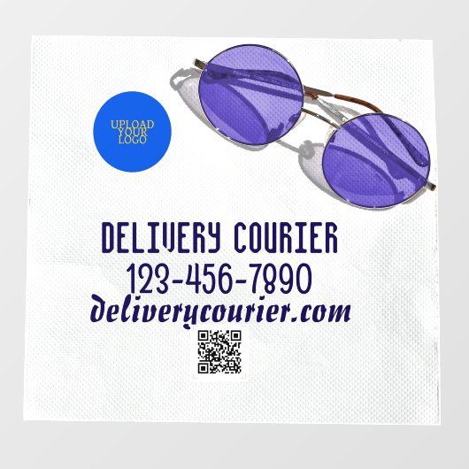 ナプキカスタムンのロゴのメモ ウィンドウサイン (シート)