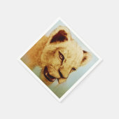 ナプキカラフルン図解入りの、写真付きのセット – ライオン スタンダードカクテルナプキン (角)