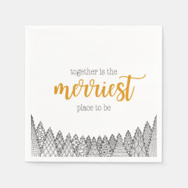 ナプキメリーンスになる場所 |金ゴールド スタンダードカクテルナプキン