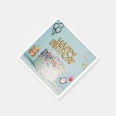 ナプキンと一緒に誕生日パーティーを始めよう スタンダードカクテルナプキン (角)