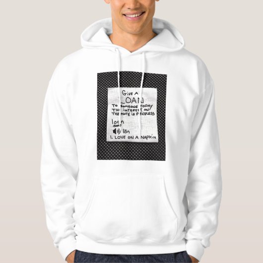 ナプキンのメモ パーカ (正面)