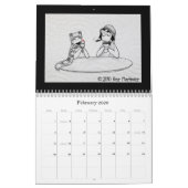 ナプキンの人々のカレンダー カレンダー (2月 2026)