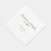 ナプキンを愛ミニマルす結婚る応援 スタンダードランチョンナプキン (角)