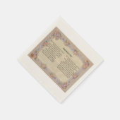 ナプキンを神に祝福せよ スタンダードカクテルナプキン (角)