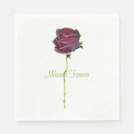 ナプキンウェディングデイロマンティックナプキンスタイル スタンダードランチョンナプキン