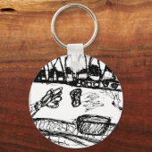ナプキンクロニクル1キーチェーン キーホルダー (正面)