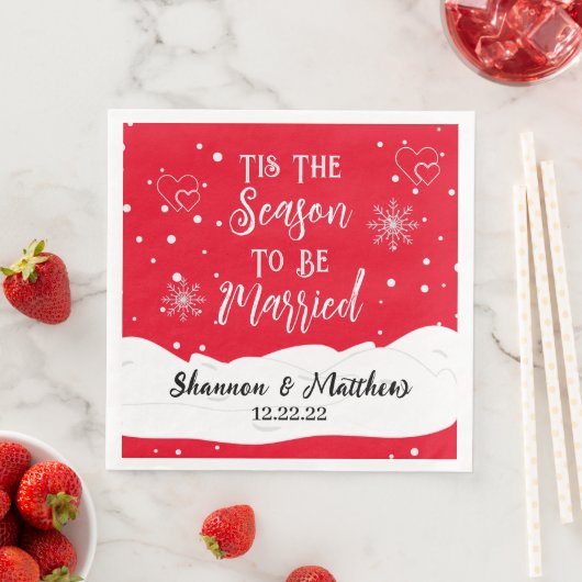 ナプキンスになる季節結婚したパーソナライズされただ (インサイチュ)