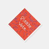 ナプキンスに投票して スタンダードカクテルナプキン (角)