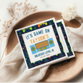 ナプキンスのゲーム – ビデオゲームの誕生日パーティー スタンダードカクテルナプキン