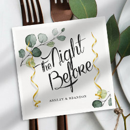 ナプキンスの前夜のユーカリ スタンダードカクテルナプキン