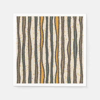ナプキンストライプのグ スタンダードカクテルナプキン