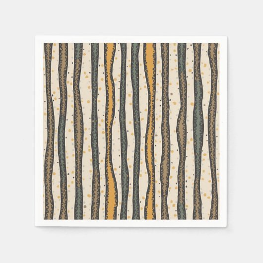 ナプキンストライプのグ スタンダードカクテルナプキン (正面)