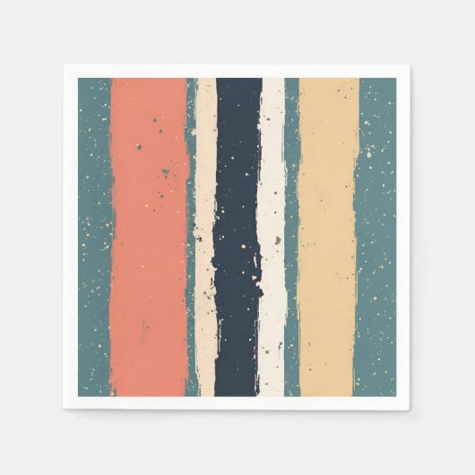 ナプキンストライプのグ スタンダードカクテルナプキン (正面)