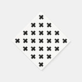 ナプキンス予測できなを交差させる スタンダードカクテルナプキン (角)