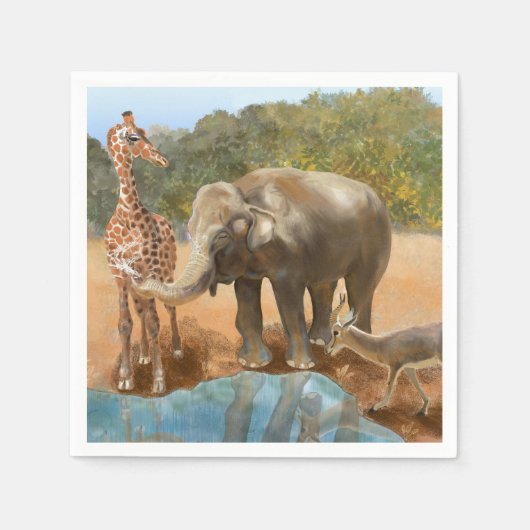 ナプキンス – Art by Debbie Davidsohn – ギフト スタンダードカクテルナプキン (正面)