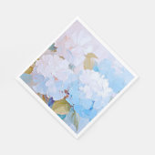 ナプキンズブルーアジサイ、ガーデンフラワーズ、パーティー スタンダードランチョンナプキン (角)