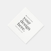 ナプキンデザインのアップロード スタンダードカクテルナプキン (角)