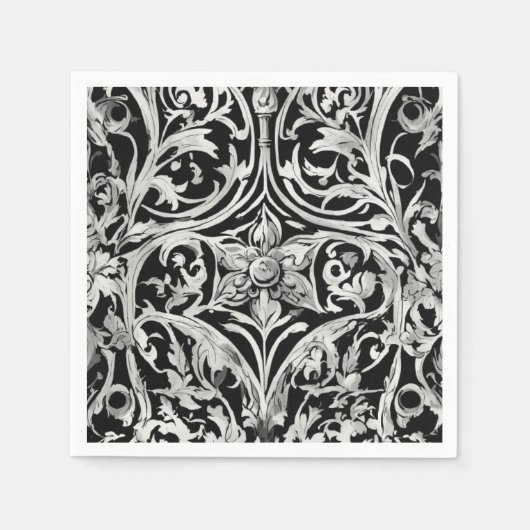 ナプキンデザインの極意をマスターする：あらゆるシーンを高める スタンダードカクテルナプキン (正面)