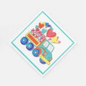 ナプキントラックハート スタンダードランチョンナプキン (角)