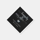 ナプキンモダンの後で幸せ結婚に スタンダードカクテルナプキン (角)