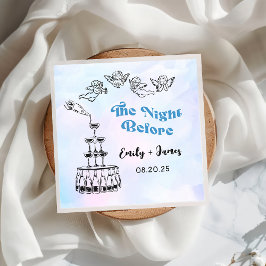 ナプキン予測できなの前の夜に手を引結婚いた スタンダードカクテルナプキン