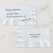 ナプキン呼出し名刺 名刺 (正面/裏面)