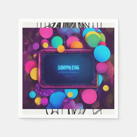 ナプキン新しい：ダイニング体験を向上 スタンダードカクテルナプキン (正面)