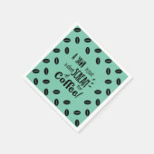 ナプキン静かを叫ぶ スタンダードカクテルナプキン (角)