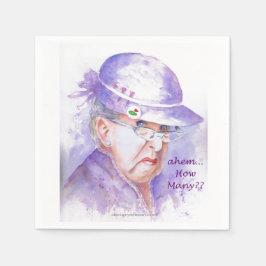 ナプキン – ゴルフ – エヘムいくつだ？ スタンダードカクテルナプキン