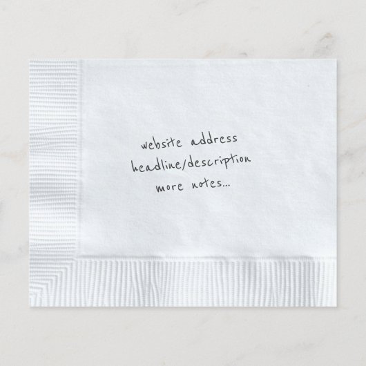 ナプキン チラシ (裏面)